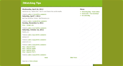 Desktop Screenshot of iwatching-tips.blogspot.com