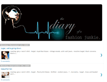 Tablet Screenshot of fashionxjunkie.blogspot.com