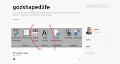 Desktop Screenshot of godshapedlife.blogspot.com