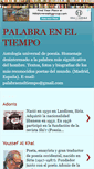 Mobile Screenshot of palabraeneltiempo.blogspot.com