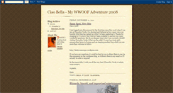 Desktop Screenshot of ciaobella2008.blogspot.com