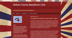 Desktop Screenshot of desotocountyrepublicanclub.blogspot.com