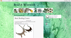 Desktop Screenshot of beadandwirework.blogspot.com