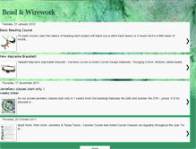 Tablet Screenshot of beadandwirework.blogspot.com