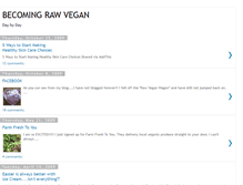 Tablet Screenshot of becomingrawvegan.blogspot.com