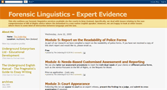 Desktop Screenshot of expertevidence.blogspot.com