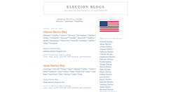 Desktop Screenshot of election-blogs.blogspot.com