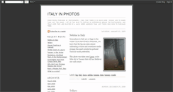 Desktop Screenshot of italy-in-photos.blogspot.com