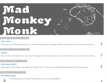 Tablet Screenshot of madmonkeymonkproductions.blogspot.com