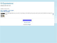 Tablet Screenshot of gexpressions.blogspot.com