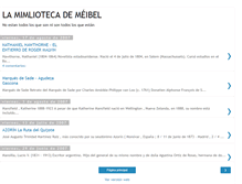 Tablet Screenshot of mimlioteca.blogspot.com