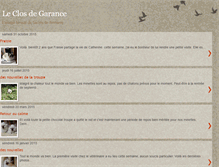 Tablet Screenshot of closdegarance.blogspot.com