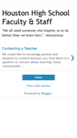 Mobile Screenshot of houstonhighschoolfaculty.blogspot.com