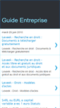 Mobile Screenshot of guide-entreprise.blogspot.com
