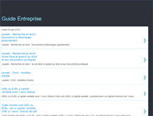 Tablet Screenshot of guide-entreprise.blogspot.com