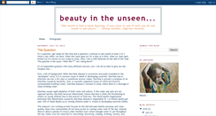 Desktop Screenshot of beautyintheunseen.blogspot.com