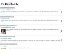 Tablet Screenshot of lloydfamily7.blogspot.com