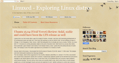 Desktop Screenshot of mylinuxexplore.blogspot.com