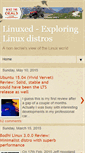 Mobile Screenshot of mylinuxexplore.blogspot.com