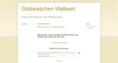 Desktop Screenshot of goldwaschen.blogspot.com