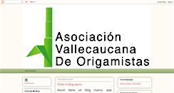 Desktop Screenshot of encuentroorigamicolombia.blogspot.com