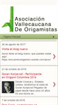 Mobile Screenshot of encuentroorigamicolombia.blogspot.com