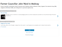 Tablet Screenshot of medwaycouncillorjohnmward.blogspot.com