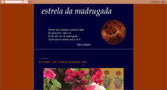Desktop Screenshot of estrela-da-madrugada.blogspot.com