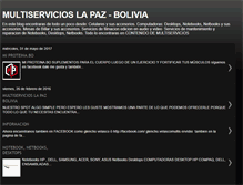 Tablet Screenshot of multiservicioslapaz-bolivia.blogspot.com