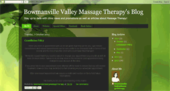 Desktop Screenshot of bowmanvillemassage.blogspot.com