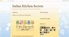 Desktop Screenshot of italiankitchensecrets.blogspot.com