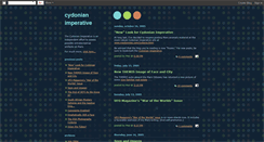 Desktop Screenshot of cydonianimperative.blogspot.com