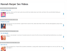 Tablet Screenshot of hannahharpersexvideos.blogspot.com