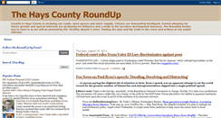 Desktop Screenshot of hayscountyroundup.blogspot.com