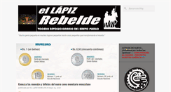 Desktop Screenshot of lapizrebelde.blogspot.com