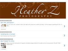 Tablet Screenshot of heatherzphotography.blogspot.com