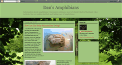 Desktop Screenshot of dansamphibians.blogspot.com