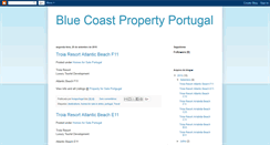 Desktop Screenshot of bluecoastpropertyportugal.blogspot.com