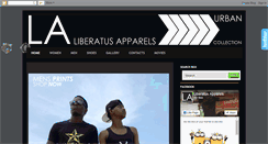 Desktop Screenshot of liberatus-apparels.blogspot.com