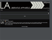 Tablet Screenshot of liberatus-apparels.blogspot.com