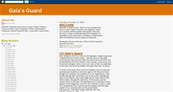 Desktop Screenshot of gaiaguard.blogspot.com