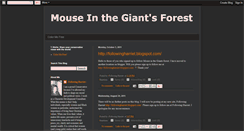 Desktop Screenshot of mouseinthegiantsforest.blogspot.com