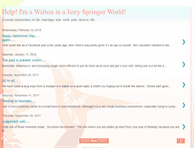 Tablet Screenshot of helpimawaltoninajerryspringerworld.blogspot.com