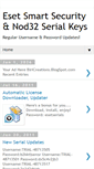 Mobile Screenshot of esetserials.blogspot.com