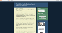 Desktop Screenshot of milliondollarbusinessquest.blogspot.com