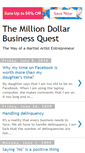 Mobile Screenshot of milliondollarbusinessquest.blogspot.com