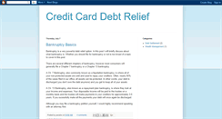 Desktop Screenshot of credit-card-debt-relief.blogspot.com