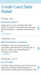 Mobile Screenshot of credit-card-debt-relief.blogspot.com
