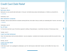 Tablet Screenshot of credit-card-debt-relief.blogspot.com