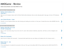 Tablet Screenshot of mmogame-review.blogspot.com